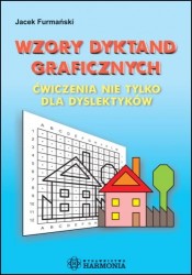 Okładka książki: "Wzory dyktand graficznych : ćwiczenia nie tylko dla dyslektyków."