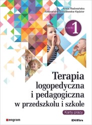 Okładka książki: "Terapia logopedyczna i pedagogiczna w przedszkolu i szkole : karty pracy. Część 1"