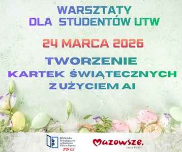 Wielkanocne kartki z wykorzystaniem AI – zajęcia dla słucha…