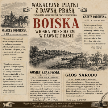 Wakacyjne piątki z dawną prasą (1)